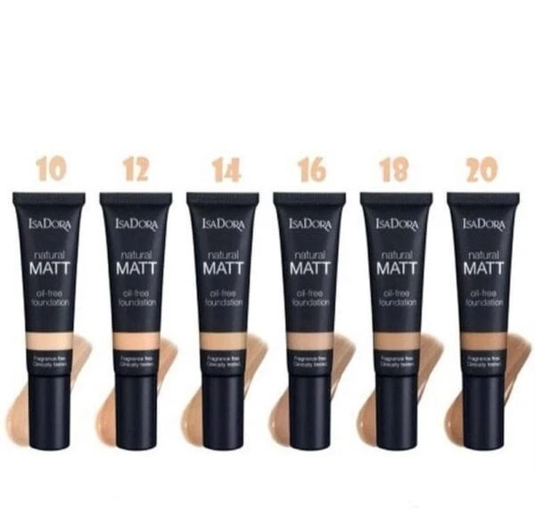 کرم پودر ایزادورا مدل Natural Matt oil free