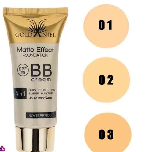 کرم پودر بی بی BB گلد آنجل شماره 2 spf25 حجم 60 میل