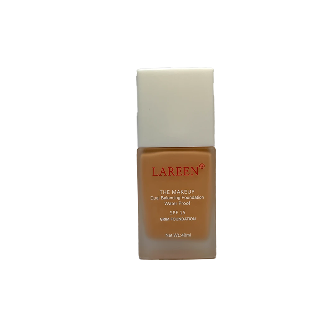 کرم پودر لارین ضد آب و ضد آفتاب SPF 15 مدل مات و طبیعی با کلاژن 30 میل