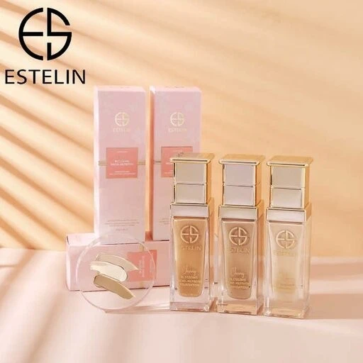کرم پودر لوکس شکوفه گیلاس ESTELINESTELIN Cream