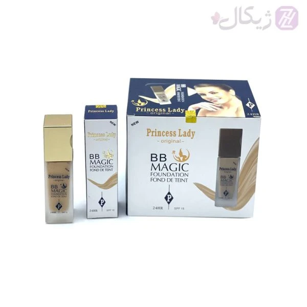 کرم پودر پرنسس لیدی بی بی مجیک گیاهی در سه رنگ حجم 50 گرم