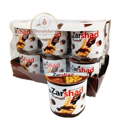 کرم کاکائو با بیسکویت زرشاد -بسته 24 عددی