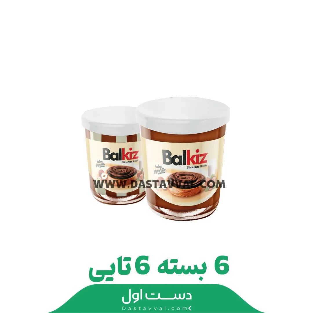 کرم کاکائویی تک رنگ و دورنگ 200 گرمی بال قیز 6بسته 6عددی