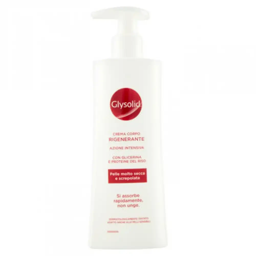 کرم گلیسولید Glysolid مدل Rigenerante مخصوص دست ، صورت و بدن حجم 250 میل اصل و اورجینال
