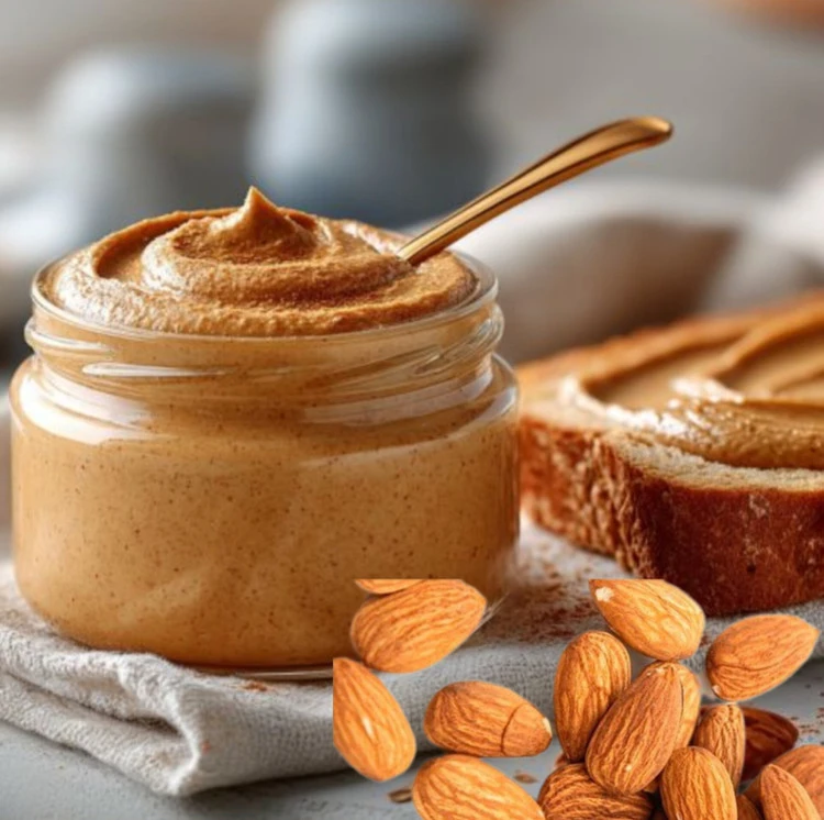 کره بادام درختی ویژه غنیلاران کاملا ارگانیک و خالص ۳۰۰گرمی