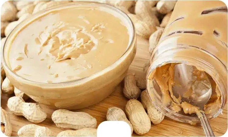 کره بادام زمینی تفت داده شده