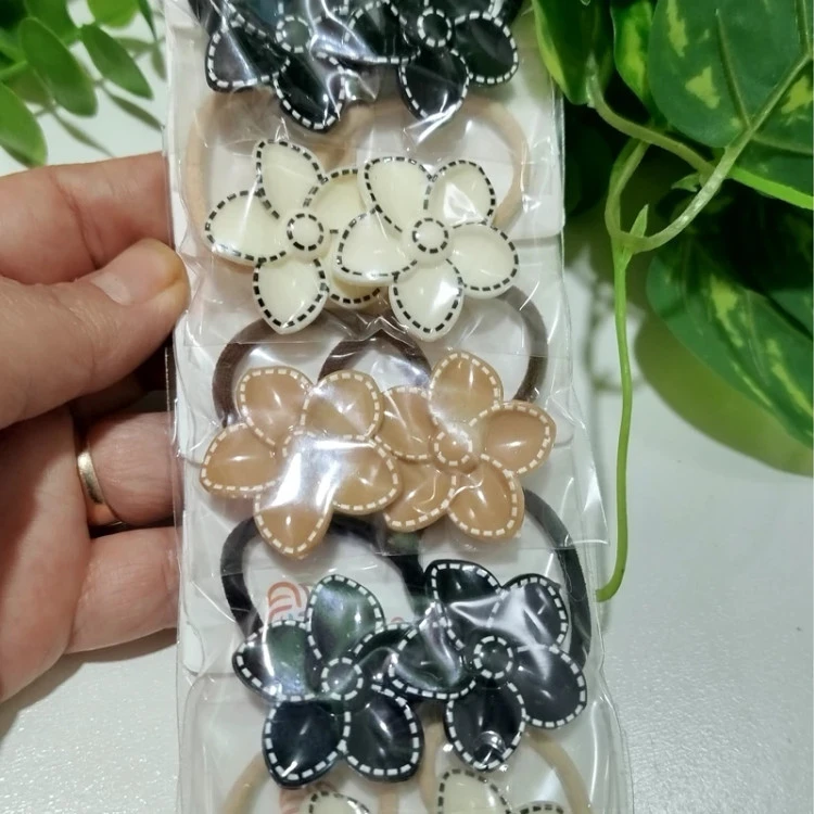 کش مو جفتی وارداتی طرح گل
