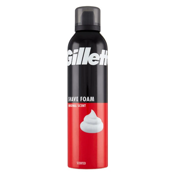کف و فوم اصلاح ژیلت ۲۰۰میل Original Gillette