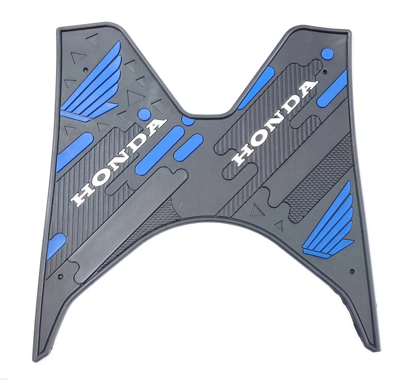 کف پایی موتورسیکلت کلیک خارجی ضخیم HONDA کد 2 (مشکی آبی)