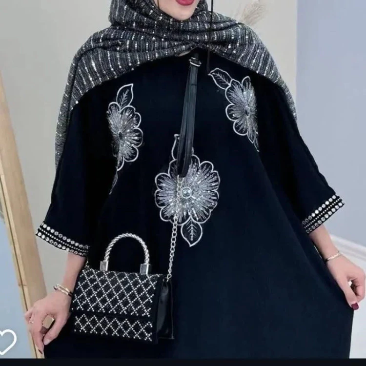 کفتان سه گل ،جنس الیزه و کاش ،سایز فری تا50