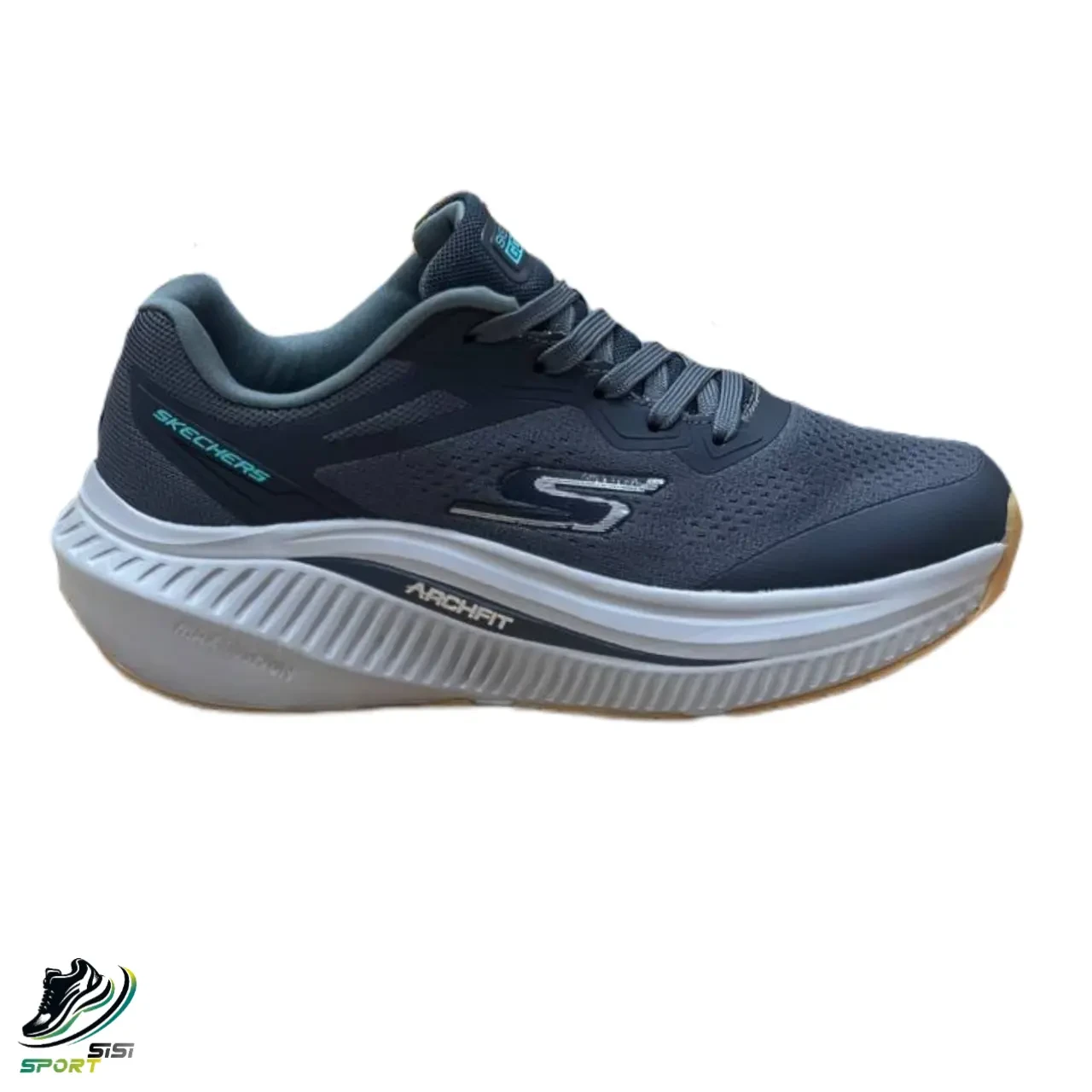 کفش اسکیچرز GO RUN مکس کوشن طوسی