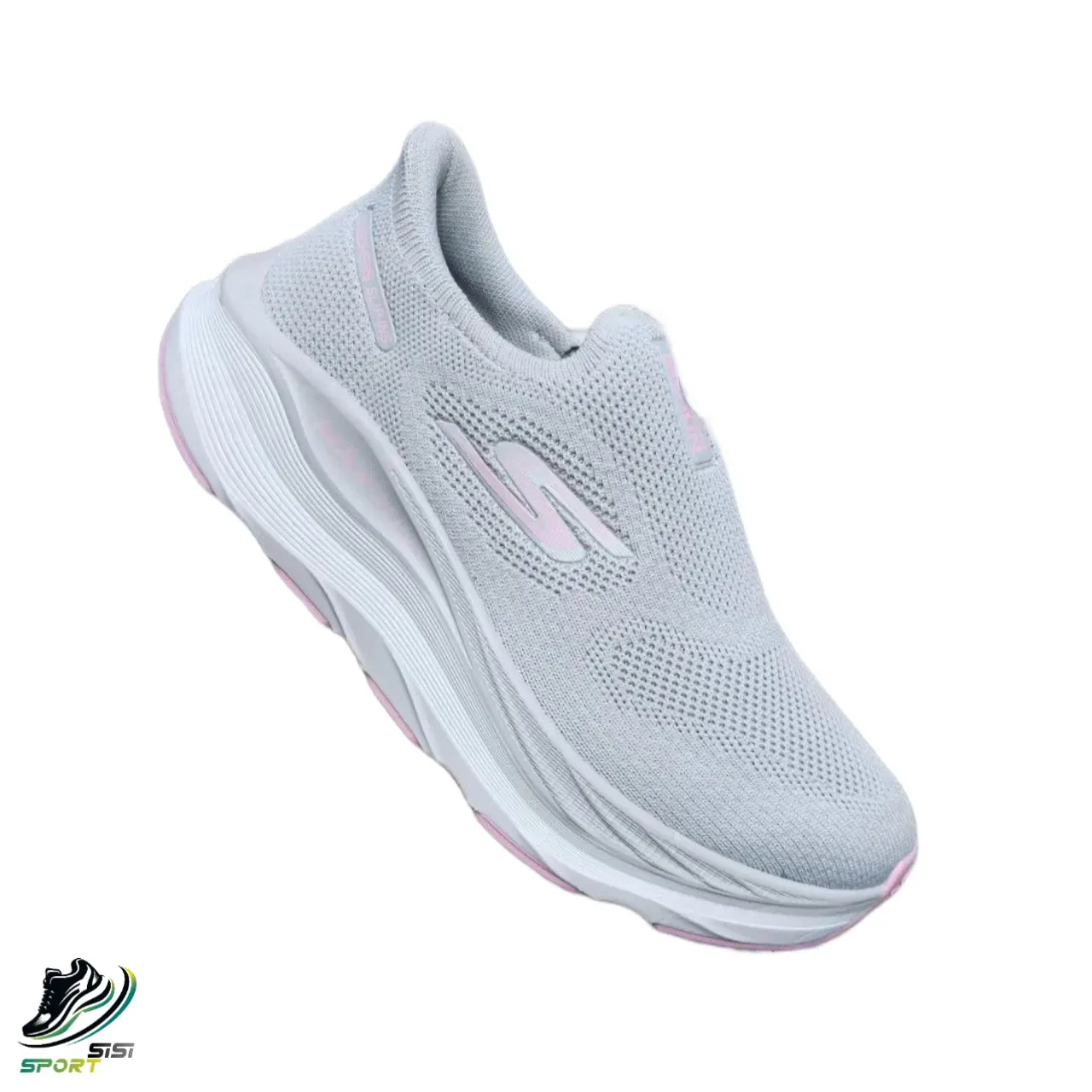 کفش اسکیچرز بدون بند Max Run طوسی