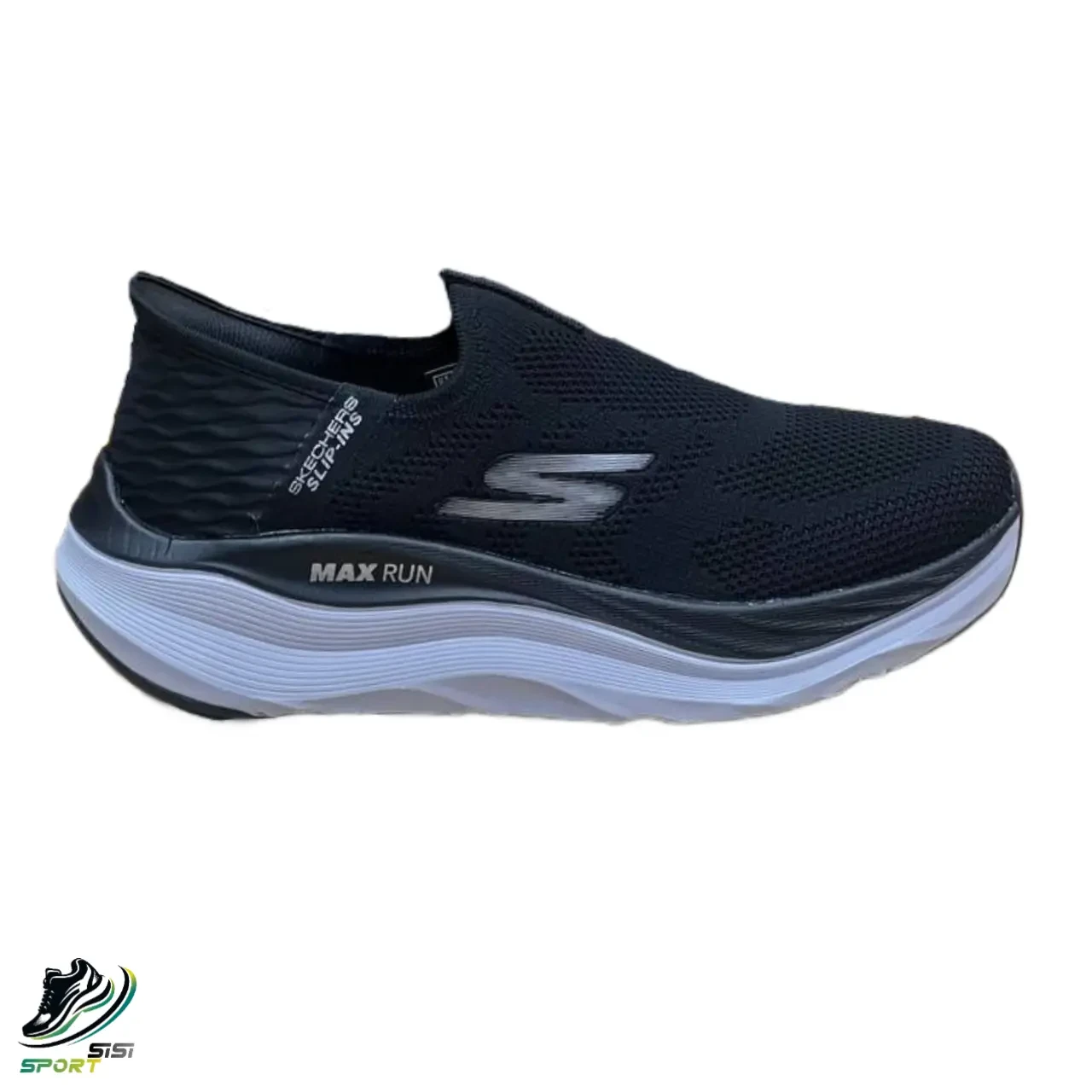 کفش اسکیچرز بدون بند Max Run مشکی مردانه