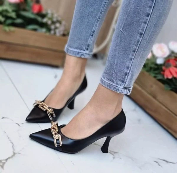 کفش مجلسی زنانه استلتو حلقه دار