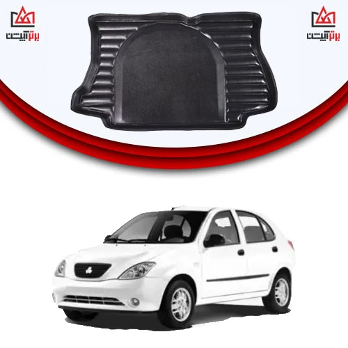کفپوش صندوق عقب تیبا 2 مدل 5 بعدی چرمی برند PZ وارداتی