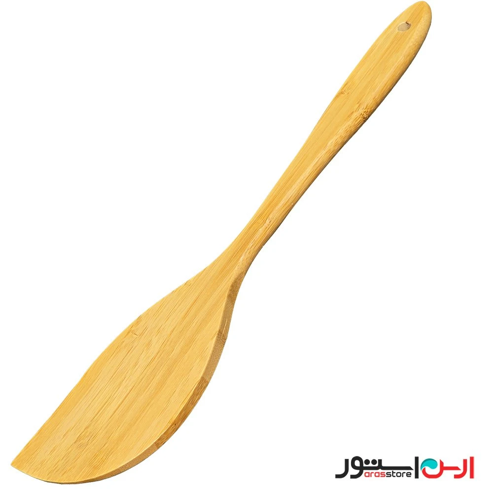 کفگیر برگردان چوبی بامبو سرکج اعلا