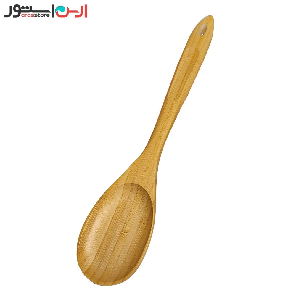 کفگیر قاشقی ضخیم بامبو اعلا