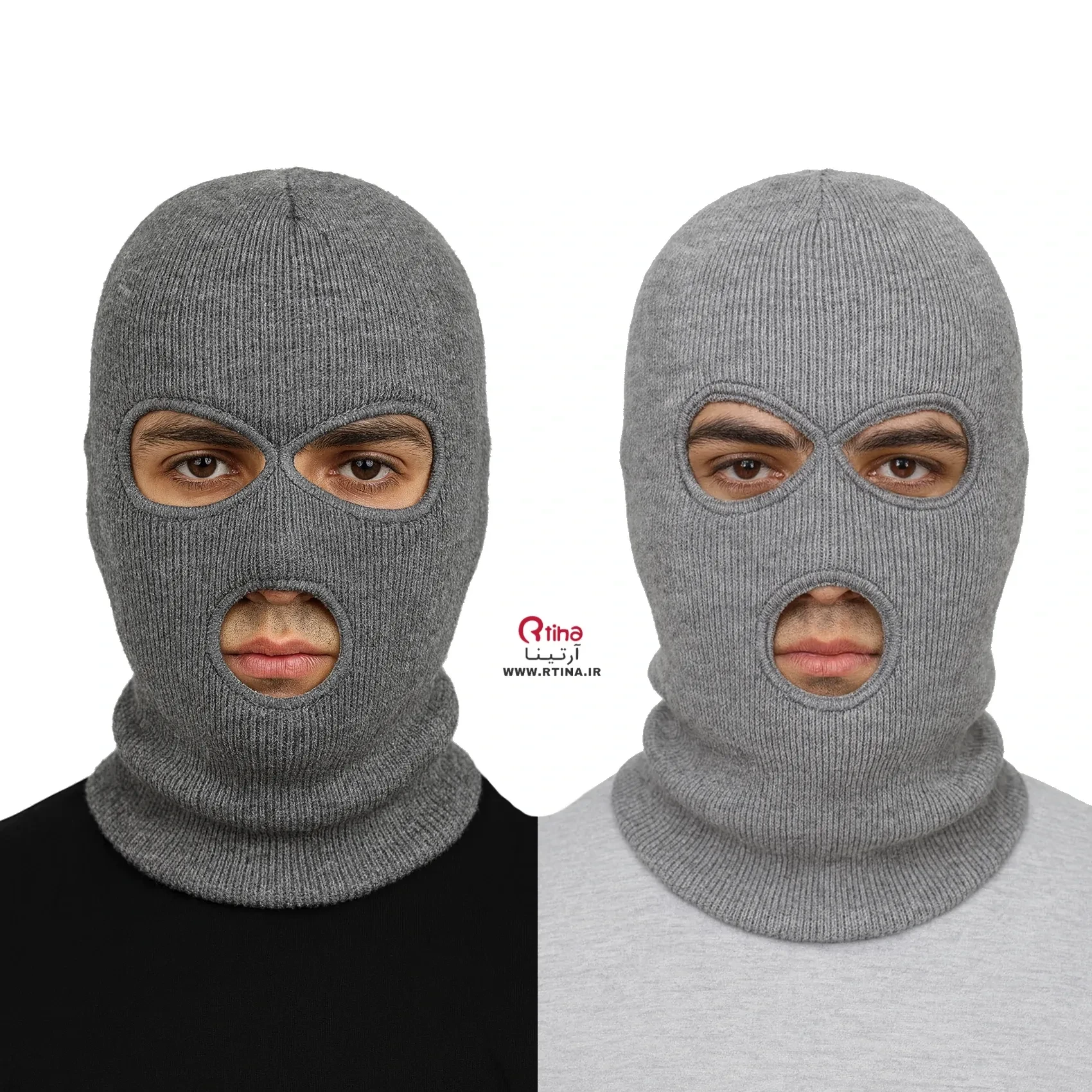 کلاه سه سوراخ بافتنی ساده مدل کلاسیک