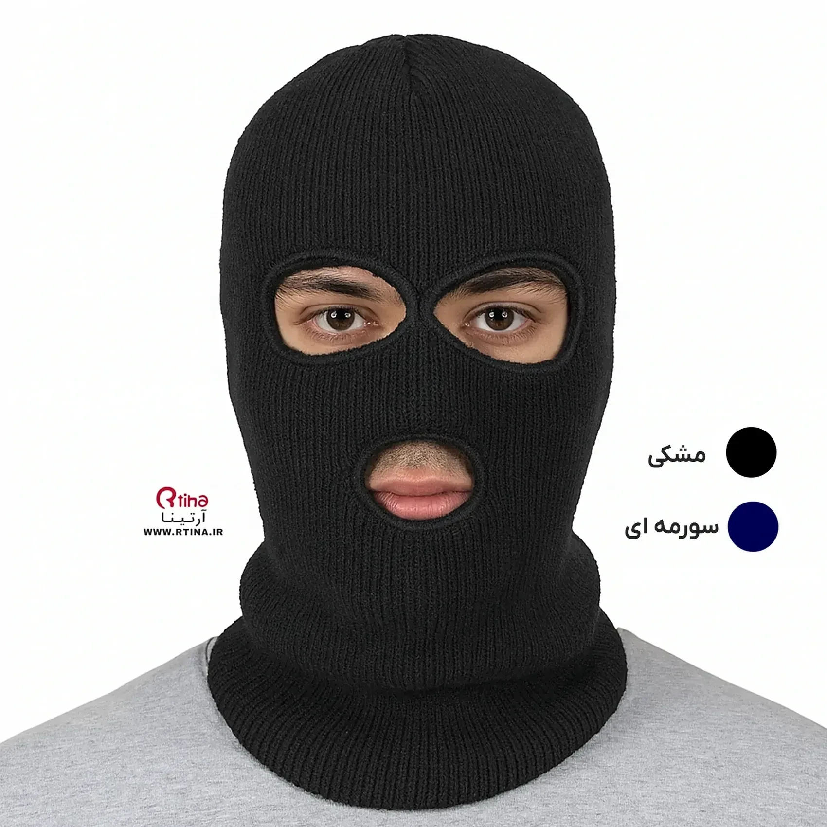 کلاه فیس ساده مدل چشمی (سورمه ای و مشکی)