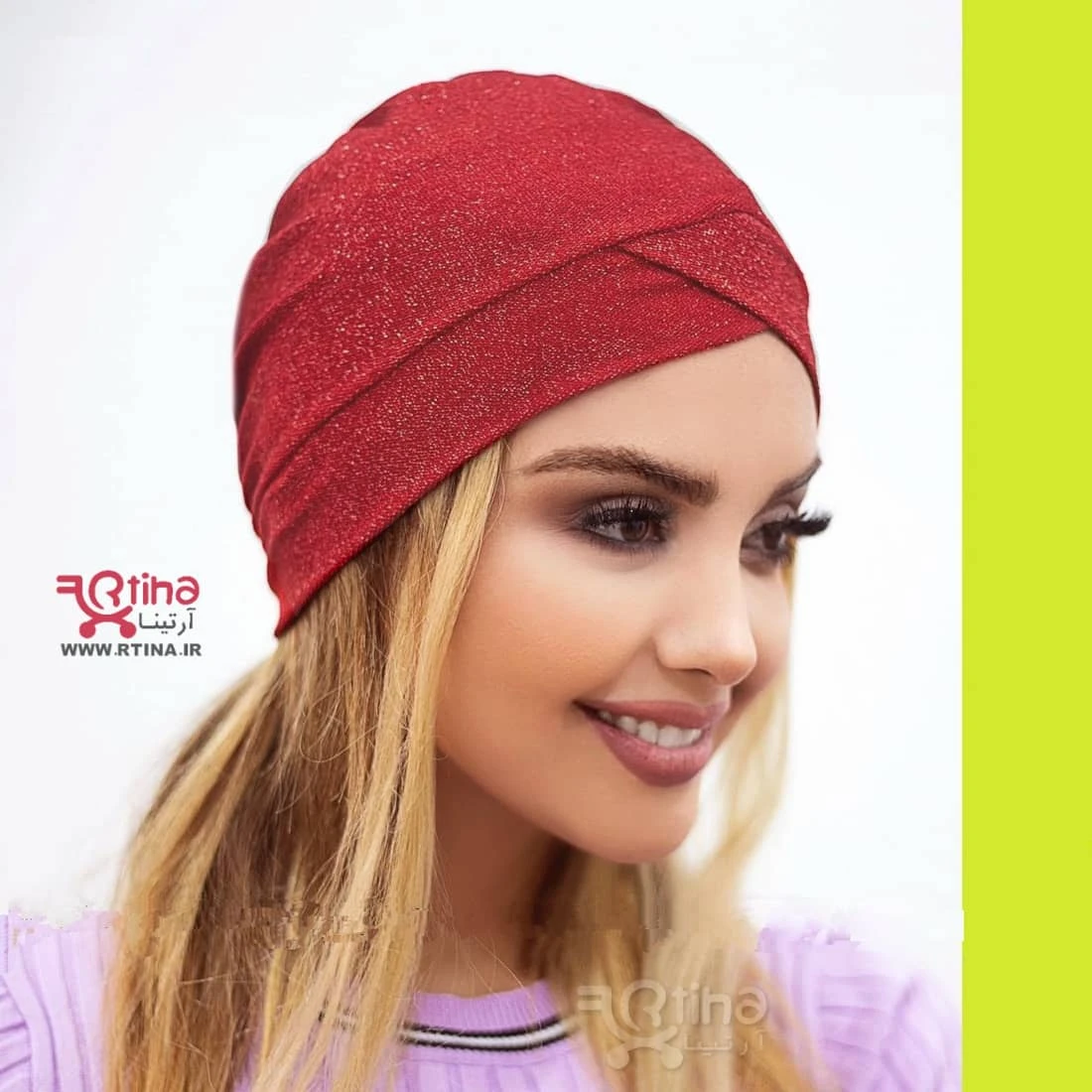 کلاه لمه مجلسی زنانه دخترانه | توربان لمه دار ساده