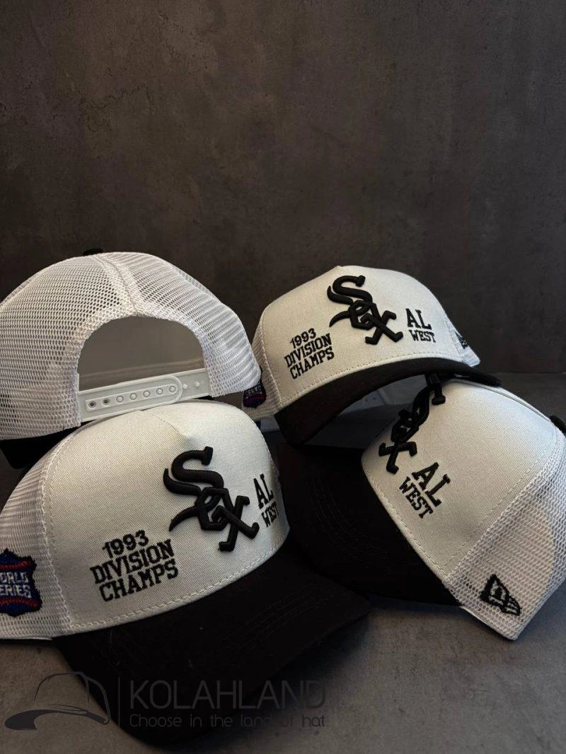 کلاه نقابدار پشت توری CHICAGO WHITE SOX برند NEW ERA کد NE3