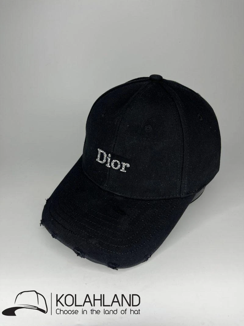 کلاه نقابدار کتان زاپدار DIOR مارک نگین