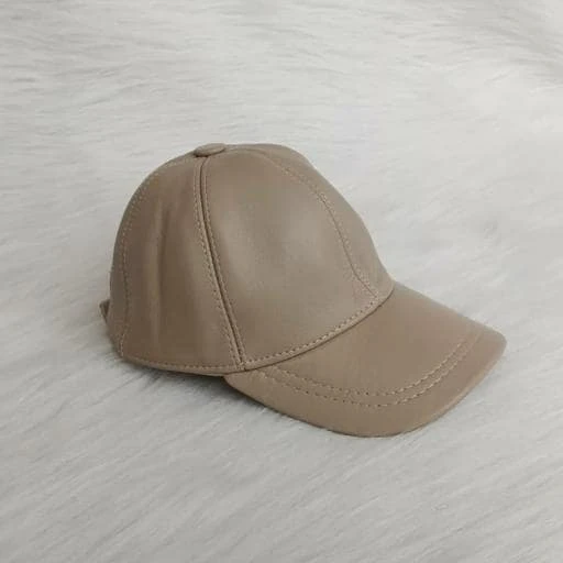 کلاه چرم ساده