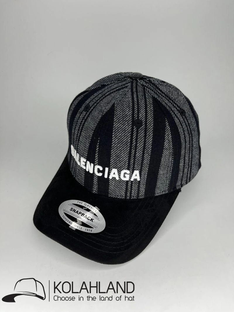 کلاه کتان مارک دار بالنسیاگا (BALENCIAGA) کد09