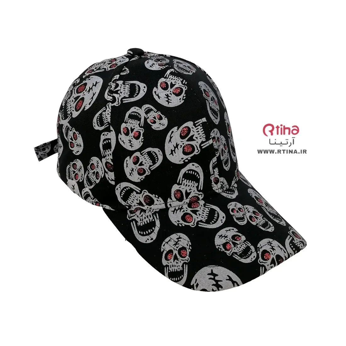 کلاه کپ اسکلتی بیسبالی طرح اسکلتیSKULL