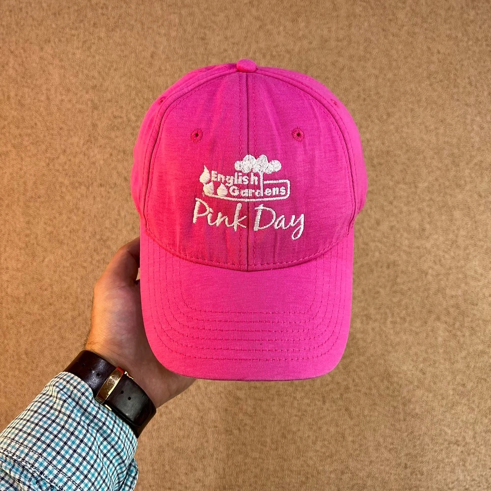 کلاه کپ زنانه صورتی اورجینال-برندOTTO-طرح Pink Day-استوک مارکباز