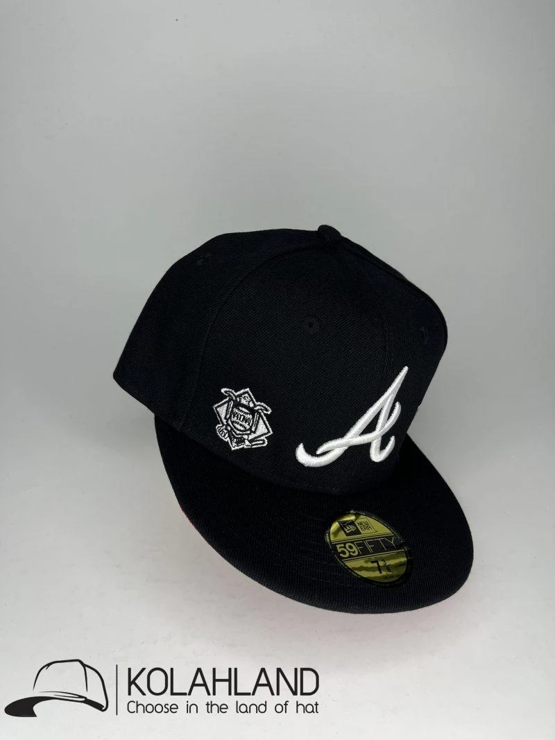 کلاه کپ فیت بک ATLANTA BRAVES مشکی زیر نقاب گلدوزی کد094