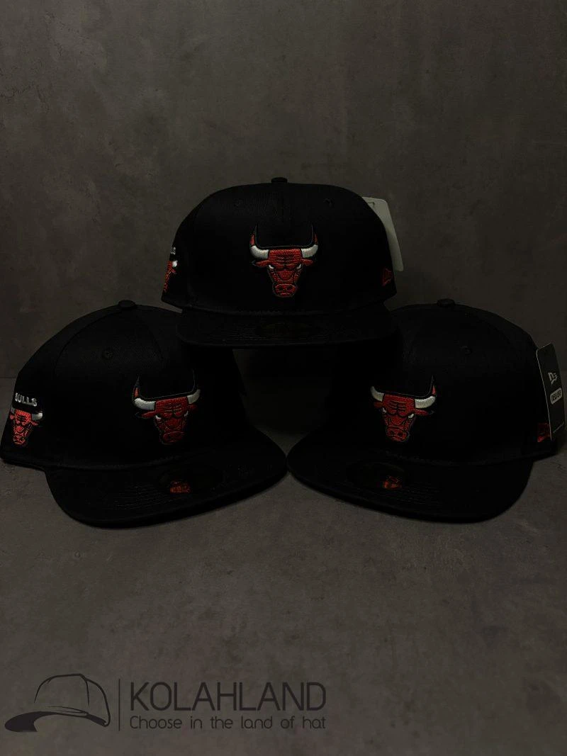 کلاه کپ فیت بک CHICAGO BULLS مشکی کد202