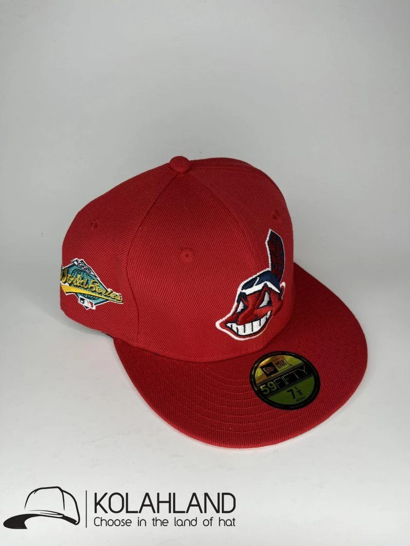 کلاه کپ فیت بک CLEVELAND INDIANS قرمز کد177