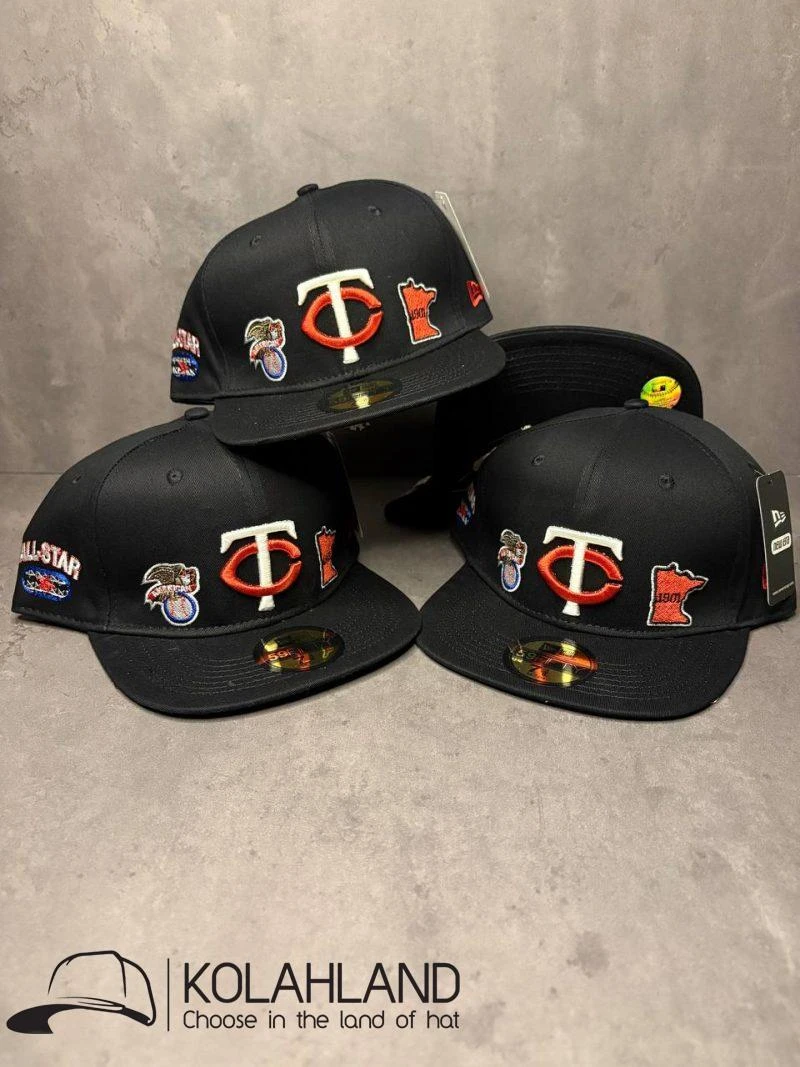 کلاه کپ فیت بک MINNESOTA TWINS مشکی کد207