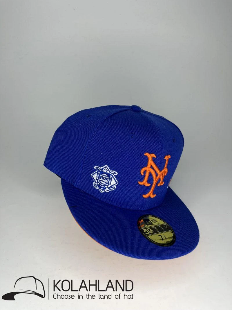 کلاه کپ فیت بک NEW YORK METS آبی زیر نقاب گلدوزی کد093