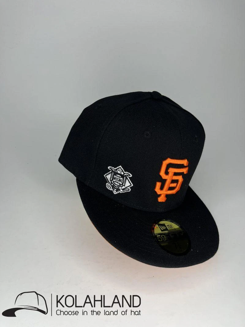 کلاه کپ فیت بک (SAN FRANCISCO GIANTS)SF مشکی زیر نقاب گلدوزی کد107