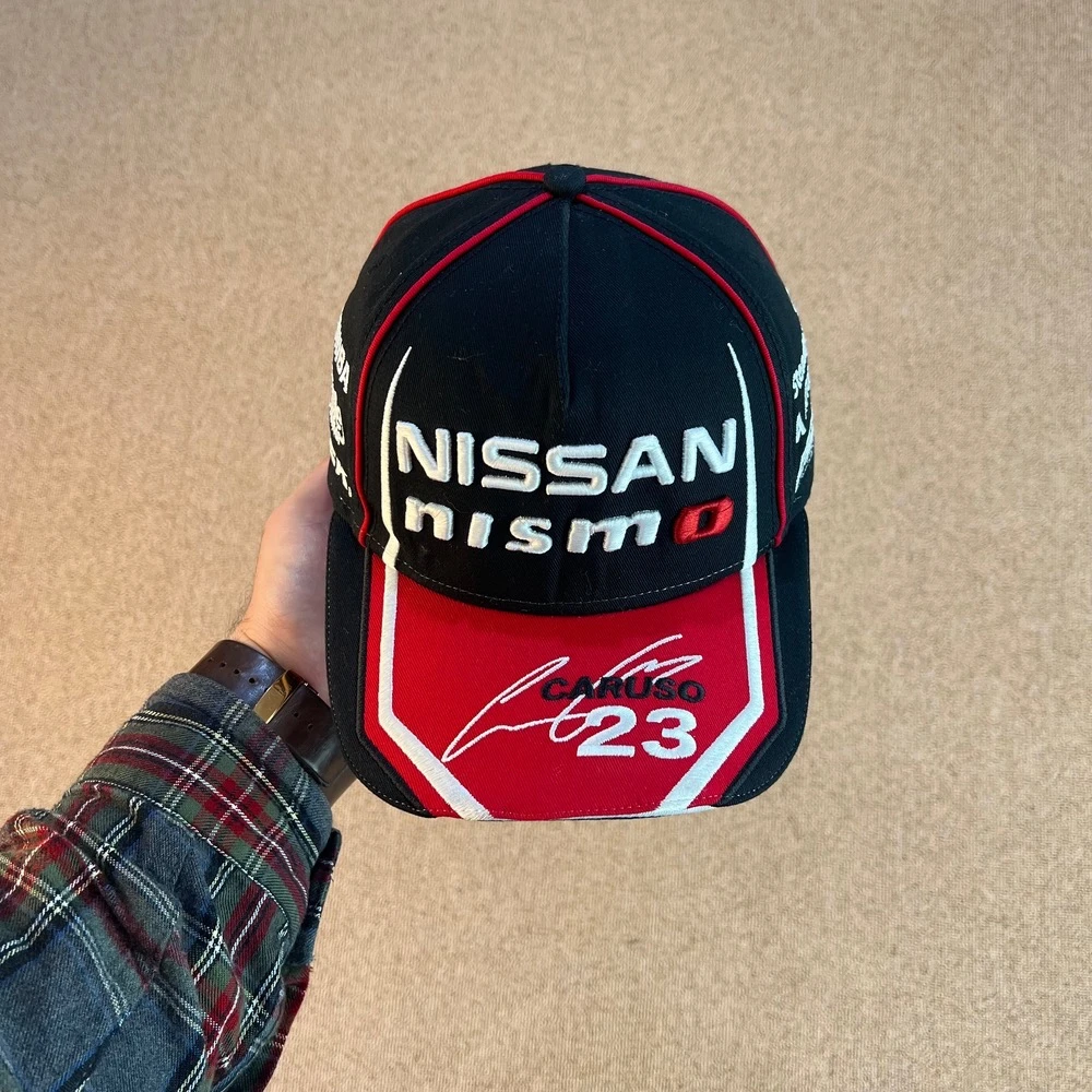 کلاه کپ ورزشی فول حرفه ای-برند NISSAN-گلدوزی برجسته-استوک مارکباز