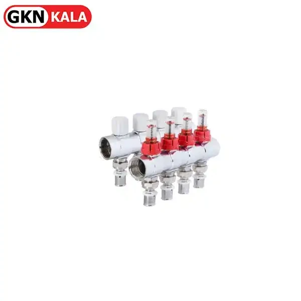 کلکتور ترموستاتیک رفت و برگشت فلومتر دار پرسی نیوپایپ سایز (1×16)