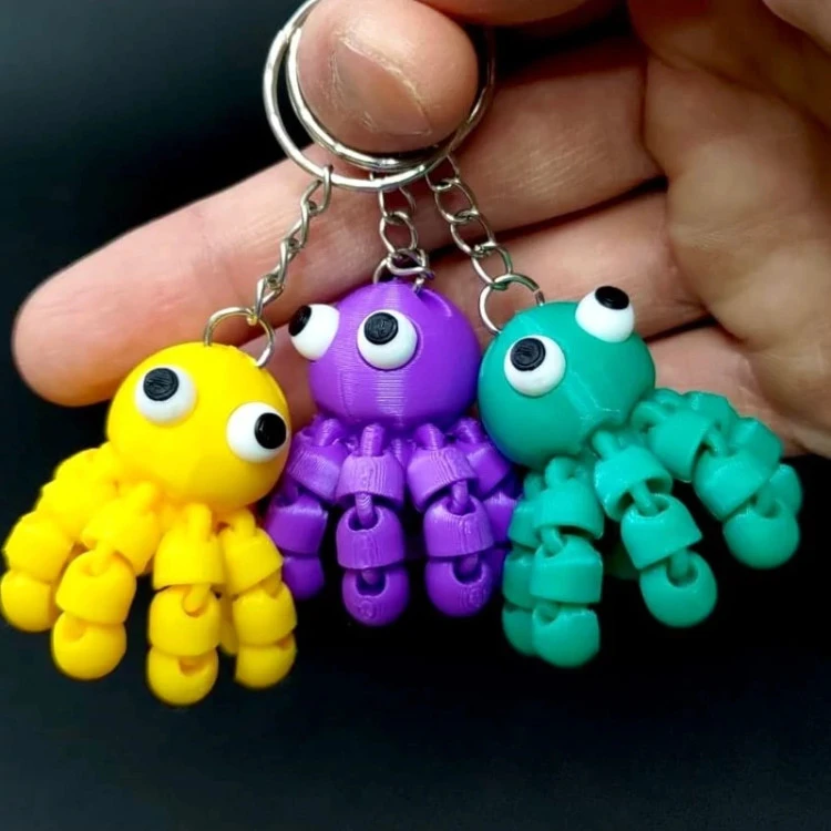 کلید‌آویز Flexi Funny Octopus