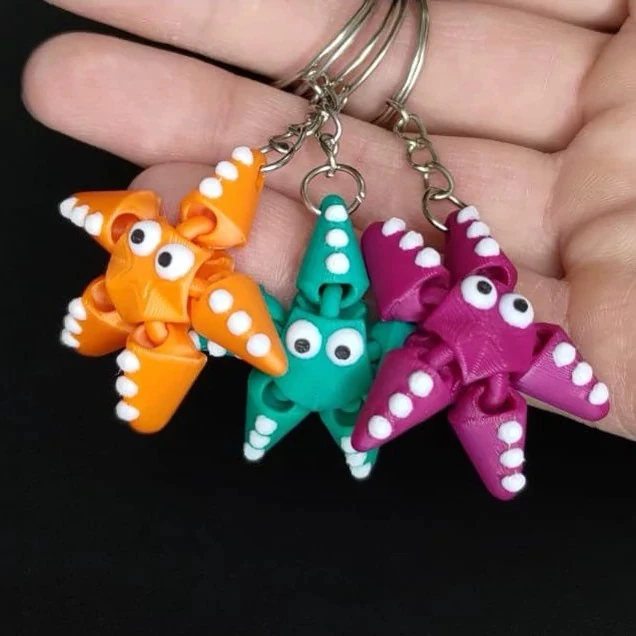 کلید‌آویز Flexi Funny Starfish