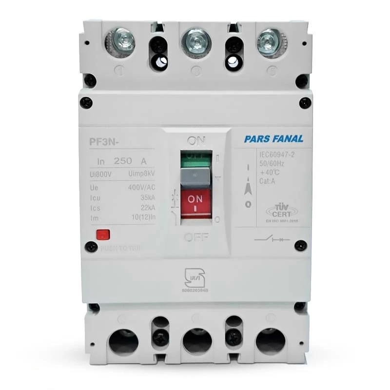 کلید اتوماتیک کامپکت FIX پارس فانال مدل PF3N جریان 125-250 آمپر