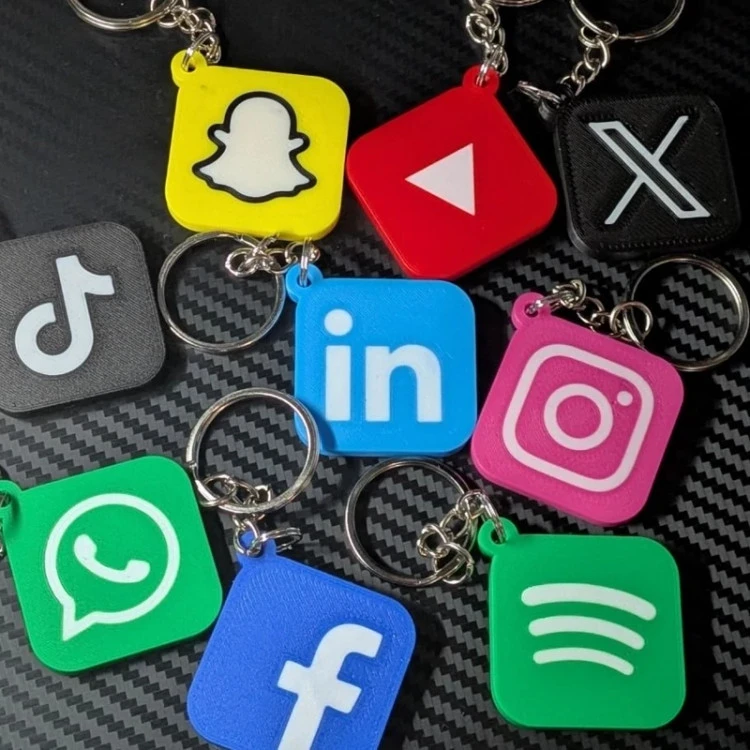کلیدآویز Social Media NFC Tag
