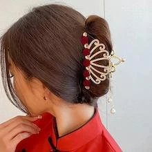 کلیپس تاج زایا رز قرمز
