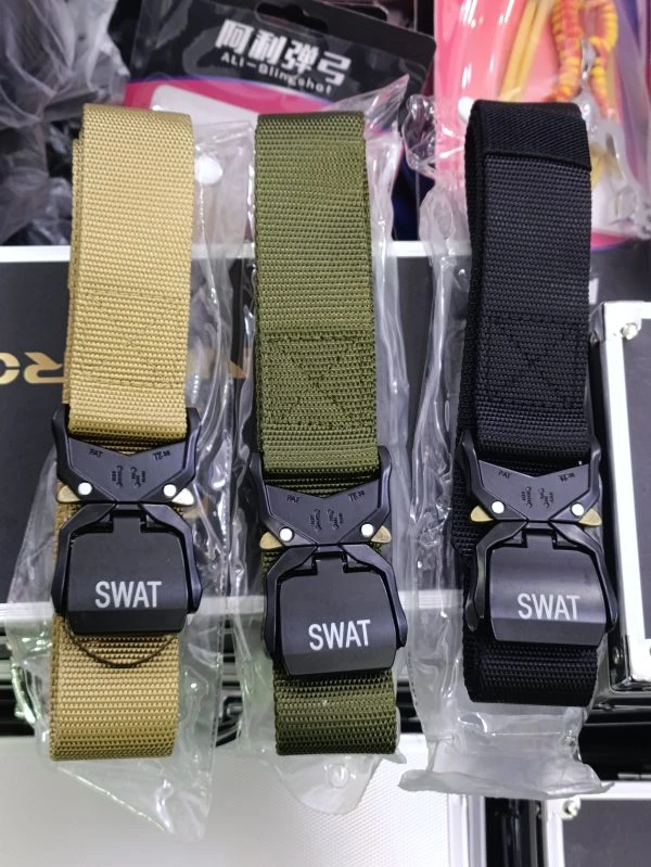 کمربند تاکتیکال برزنتی مدل SWAT – سگک فلزی، بسیار مقاوم