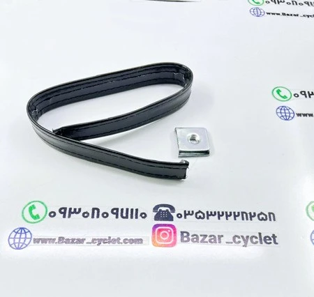 کمربندزین موتور سیکلت هندا چرم مشکی