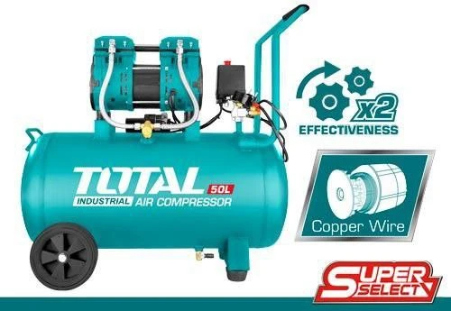 کمپرسور 50 لیتری سایلنت توتال مدل 1255011
