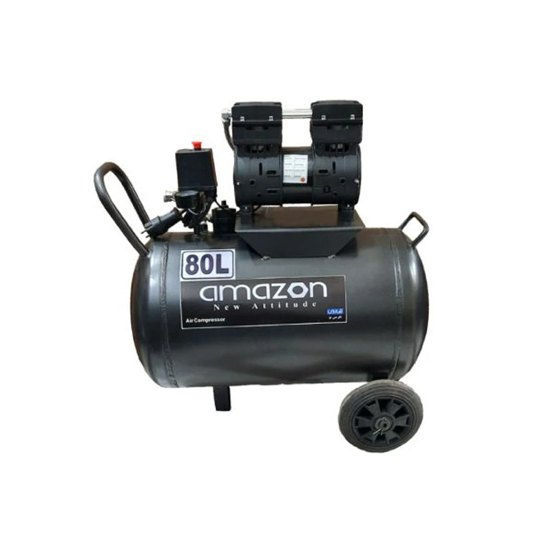 کمپرسور باد 80 لیتری سایلنت آمازون مدل AC-80