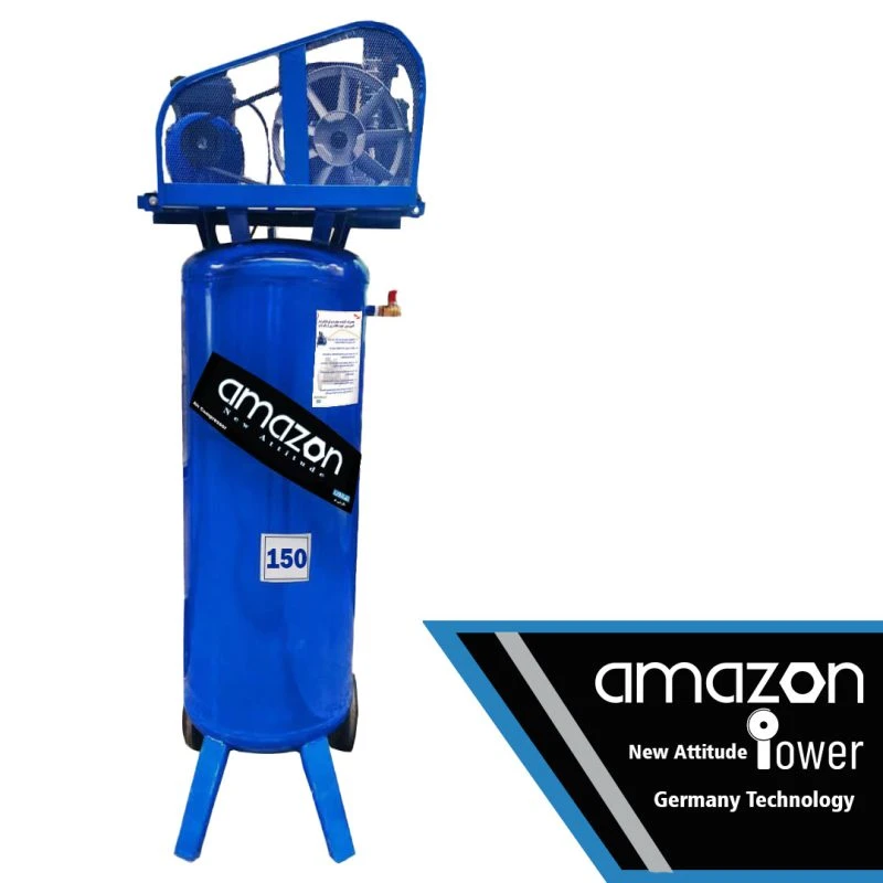 کمپرسور باد150 لیتری ایستاده آمازون مدل AC-150