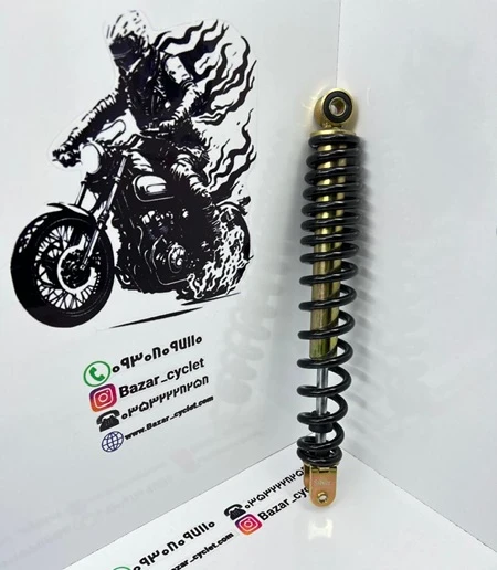 کمک عقب موتور سیکلت طرح کلیک150و HI CLICK 150برند سیلور رنگ مشکی