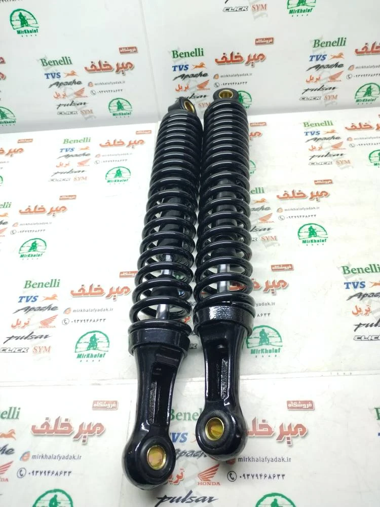 کمک فنر عقب موتور tvs راکس و نئو و انواع بی کلاچ طرح ویو (جفتی) شرکتی